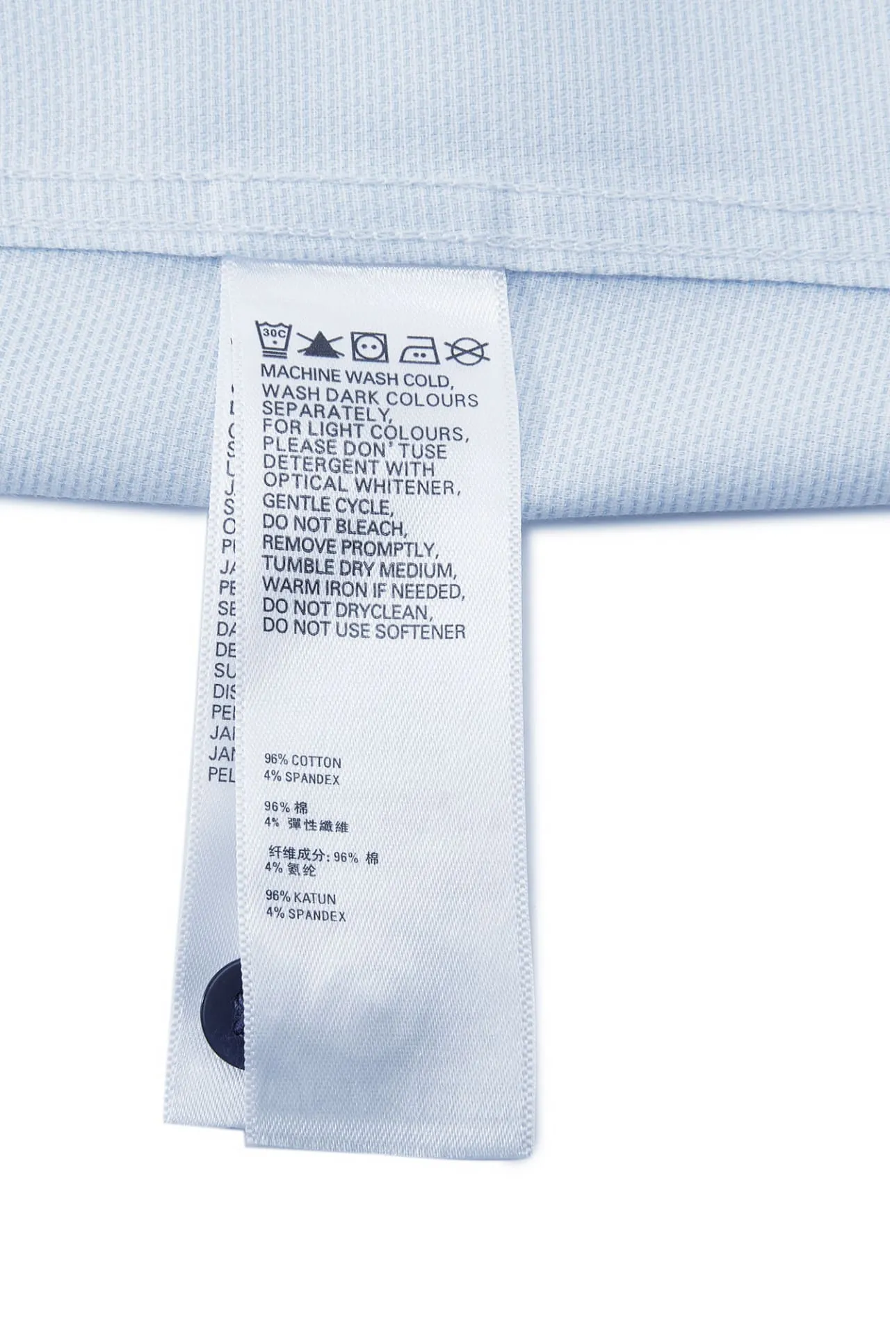 Non-Iron Cotton Stretch Smart Fit 2 Tone Shirt