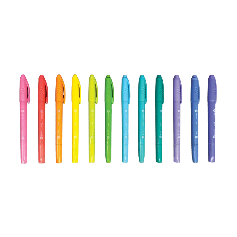 Ooly Pastel Hues Dual Tip Markers - Set of 12