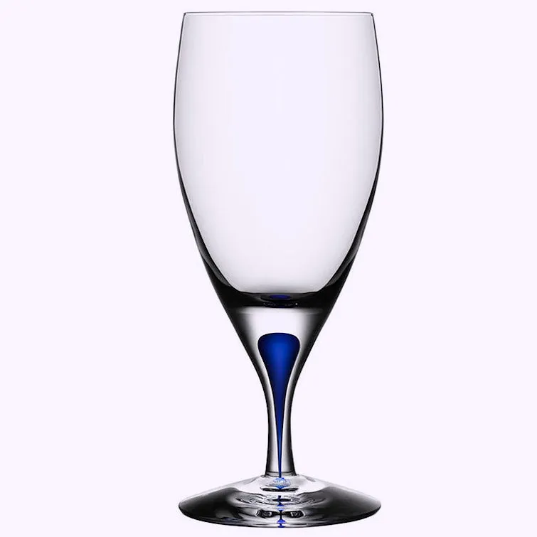 Orrefor's Intermezzo Blue Crystal Glassware