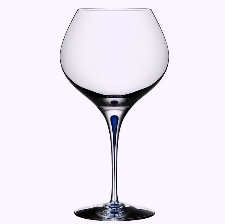 Orrefor's Intermezzo Blue Crystal Glassware