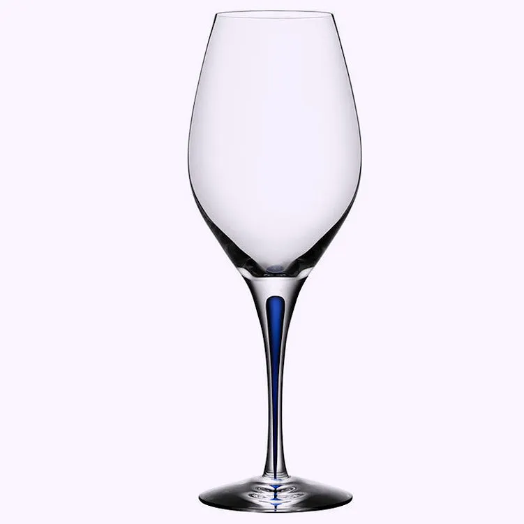 Orrefor's Intermezzo Blue Crystal Glassware