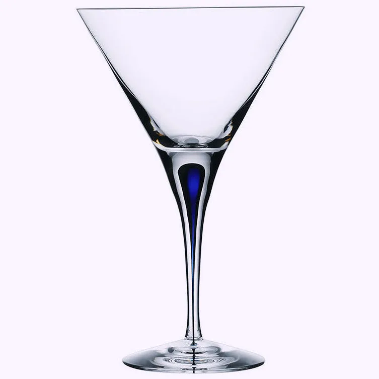 Orrefor's Intermezzo Blue Crystal Glassware