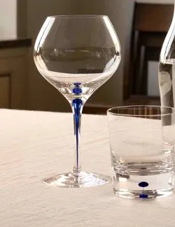 Orrefor's Intermezzo Blue Crystal Glassware