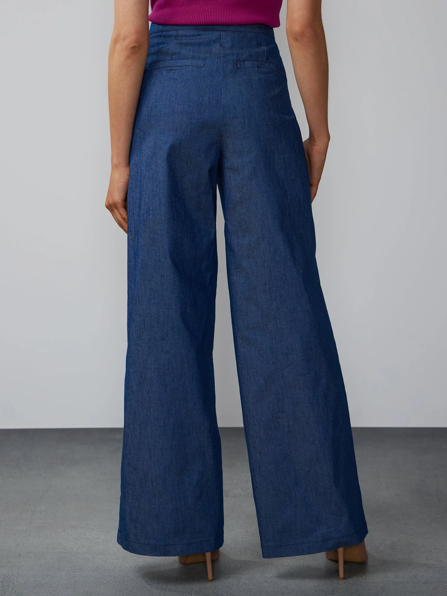 Paige Denim Wide Leg Jean