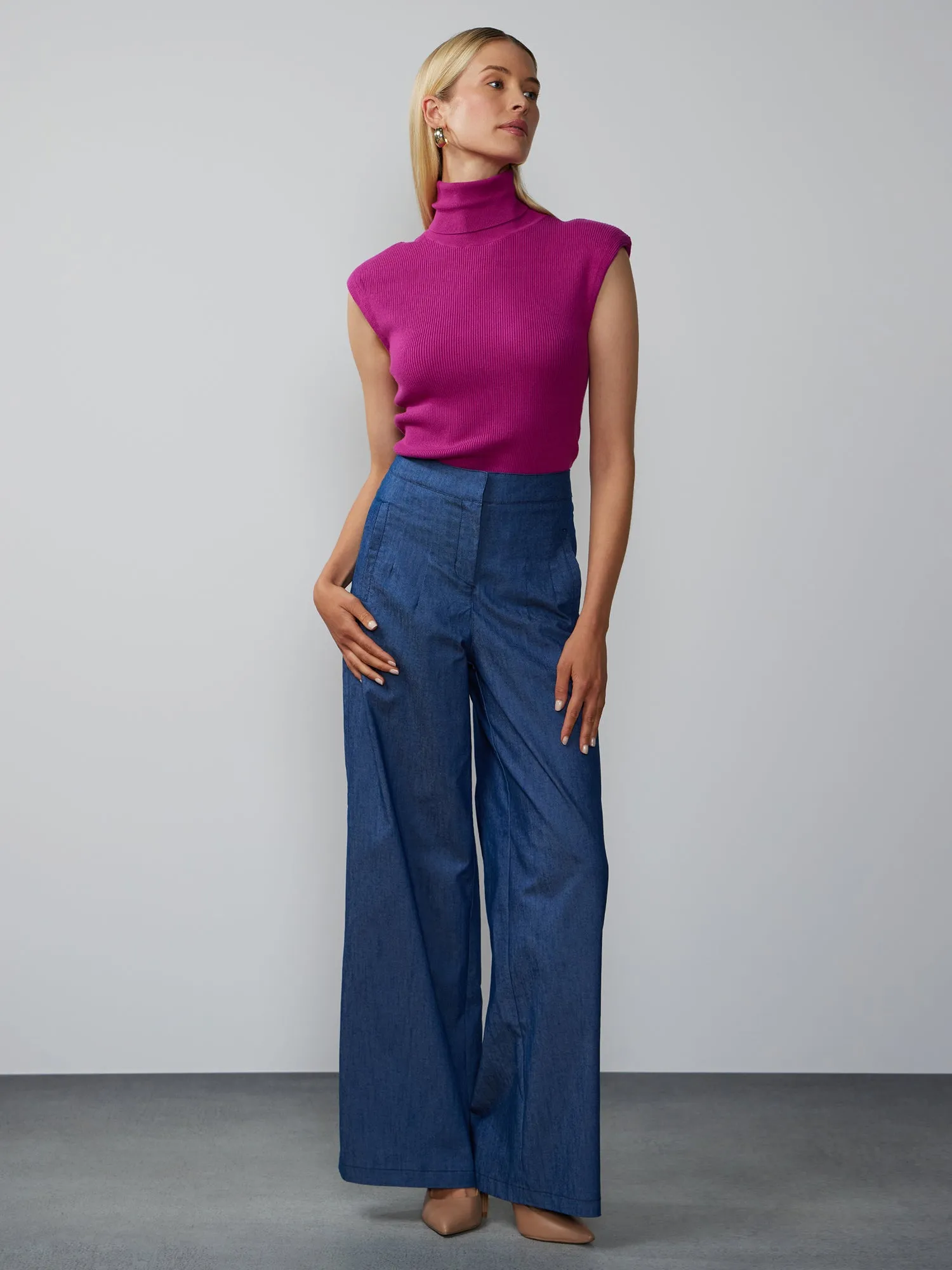 Paige Denim Wide Leg Jean