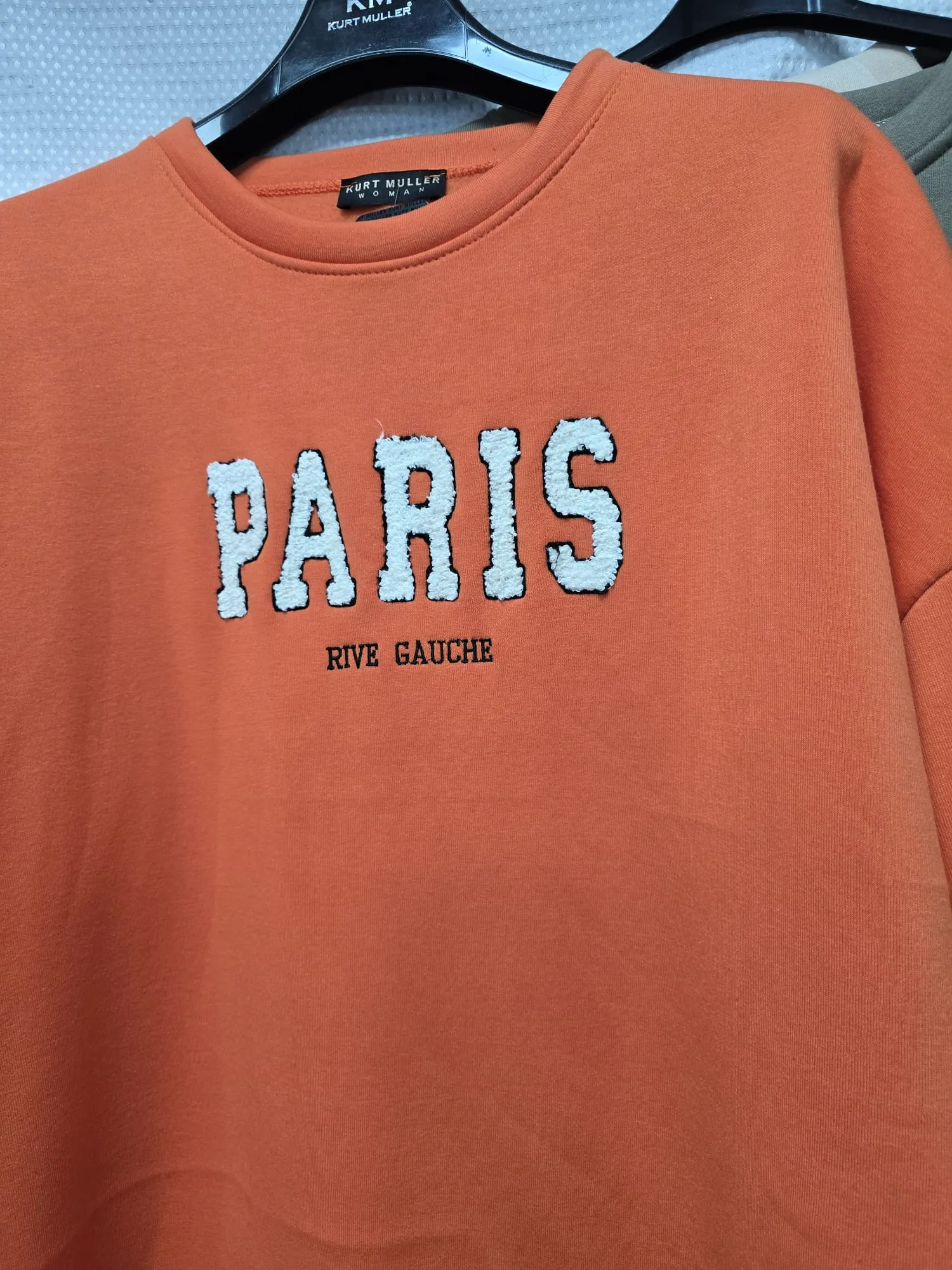 Paris Cotton Sweatshirt Top – One Size (UK 10-20)