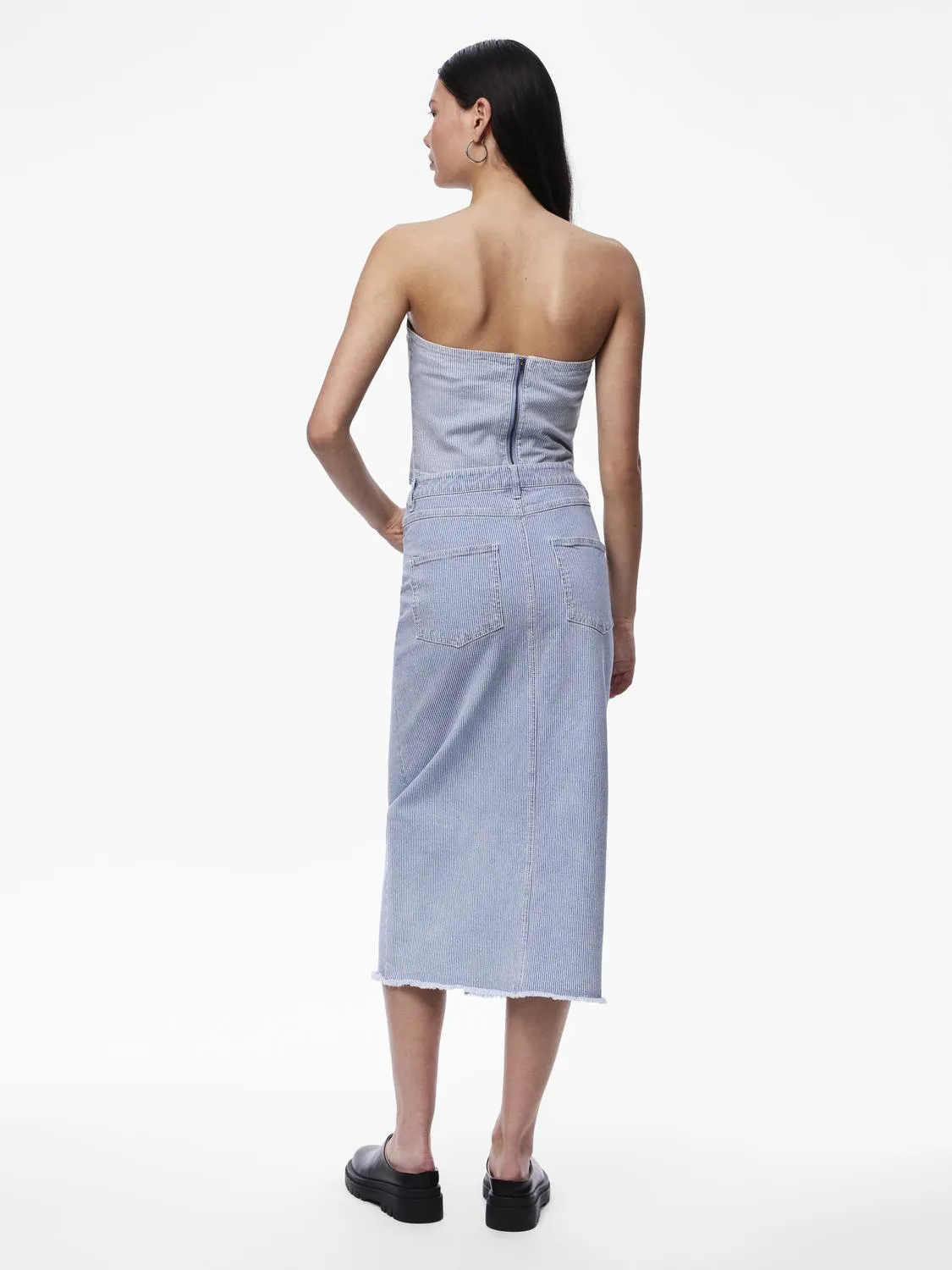 PCBILLO Skirt - Light Blue Denim