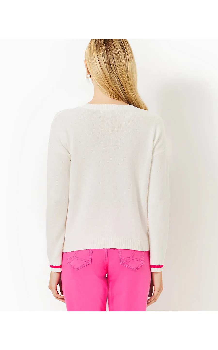 Pippy Sweater - Coconut Love Always Embroidery