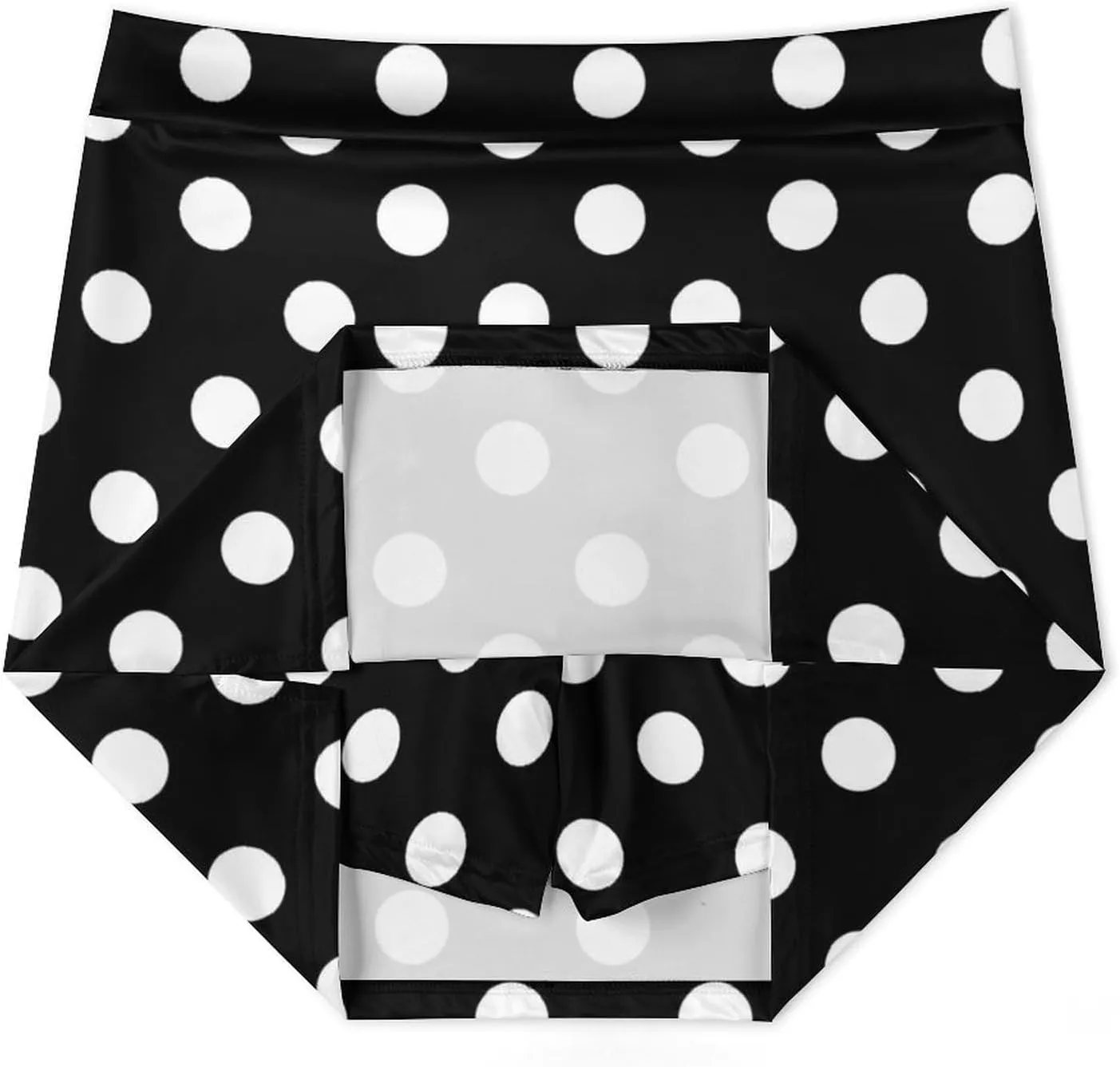 Polka Dot Shorts Skirt Womans Light Proof Trouser Skirts Tennis Skirt High Waist Single Pocket A Line Sport Skorts