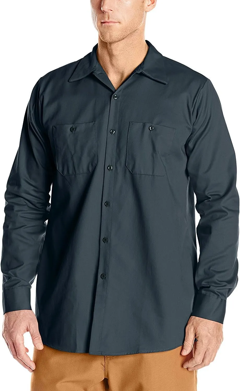 Red Kap Men's Wrinkle Resistant Cotton Work Shirt