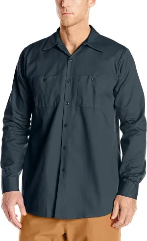 Red Kap Men's Wrinkle Resistant Cotton Work Shirt