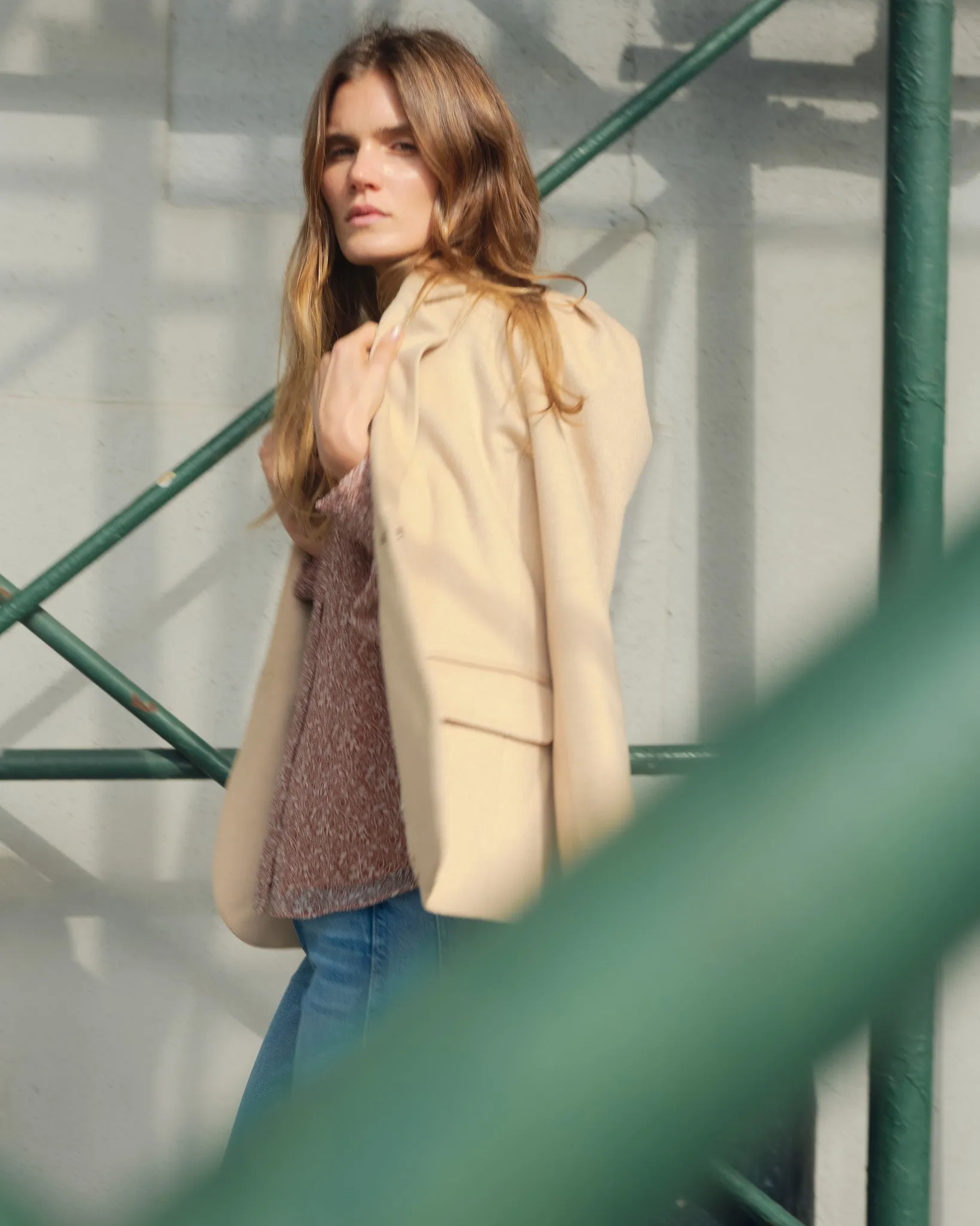 Rowan Blazer-Cashmere Wool-Irish Cream