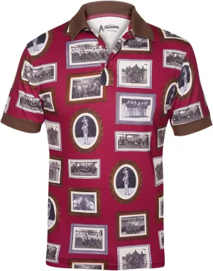 Royal & Awesome Golf Shirts for Men, Golf Polos for Men, Crazy and Funny Shirts for Men's, Bright, Colorful Design