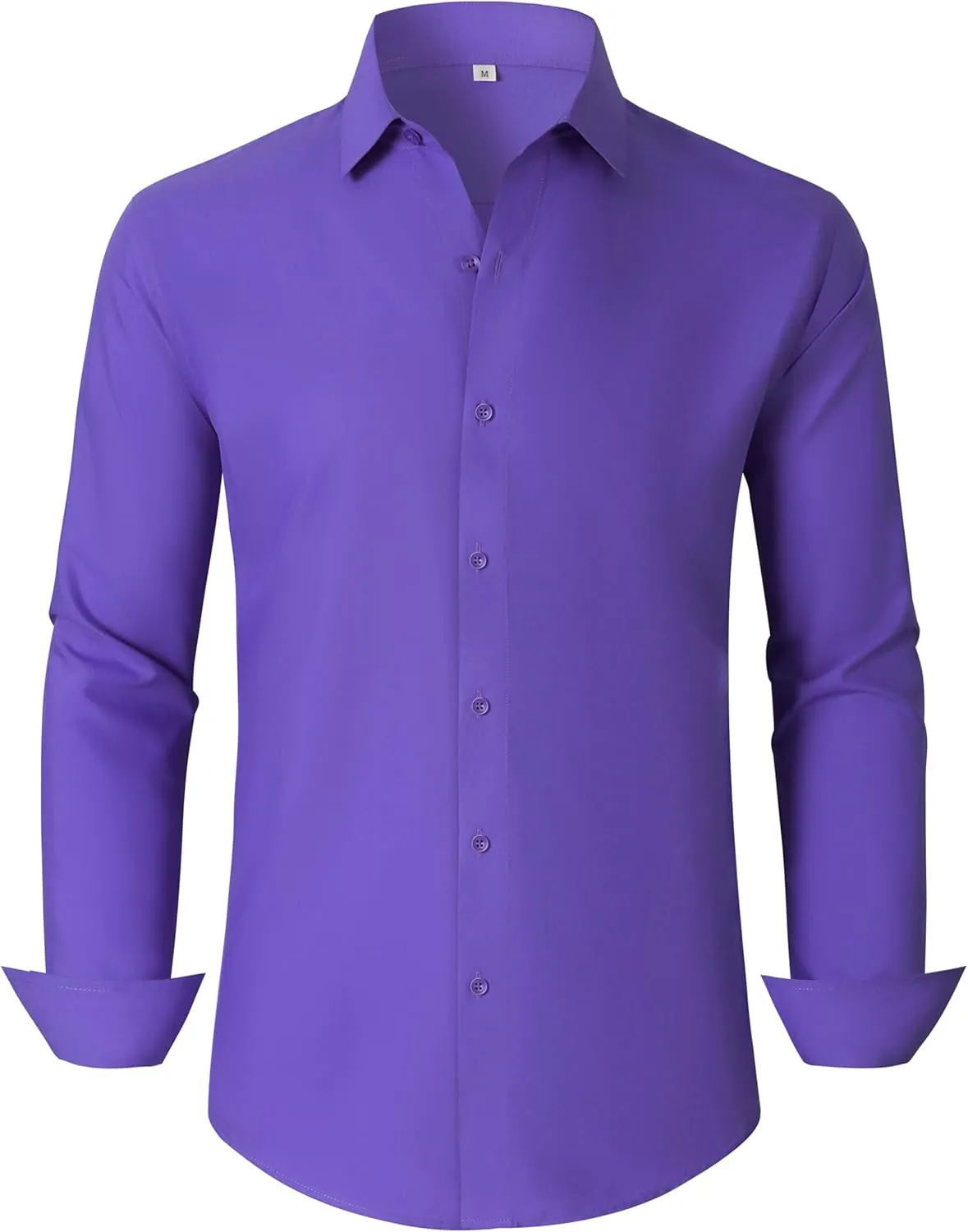 Ruisin Men's Dress Shirts Regular Fit Long Sleeve Soft Wrinkle-Free Formal Shirt Business Casual Button Down Shirts
