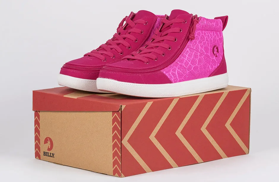 SALE - Pink Print BILLY Classic D|R High Tops