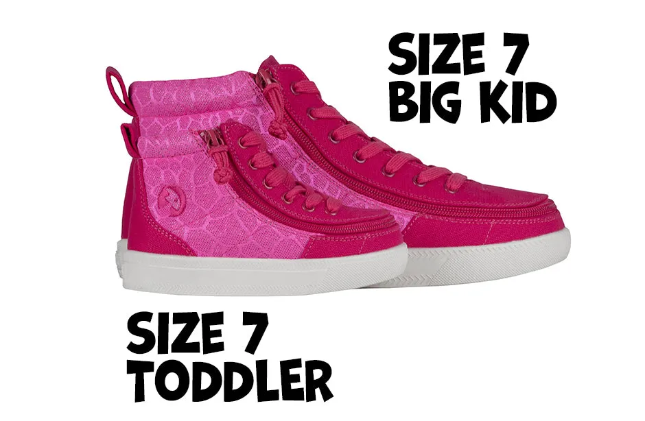 SALE - Pink Print BILLY Classic D|R High Tops