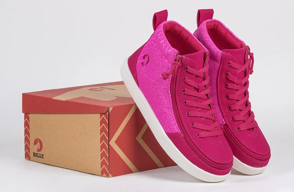 SALE - Pink Print BILLY Classic D|R High Tops