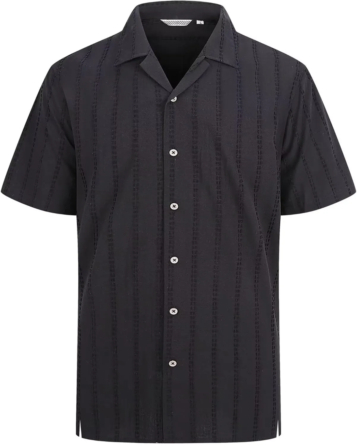 SAMERM Mens Dress Shirt Wrinkle Free Moisture Wicking 4-Way High Stretch Super Soft Casual Button Down Shirts