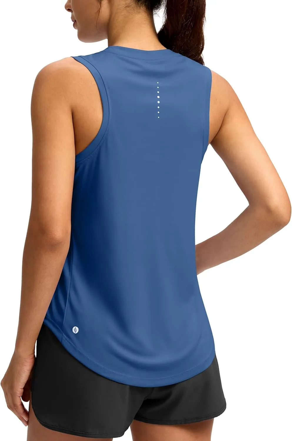 SANTINY Women's Sleeveless Workout Tops Lightweight Tennis Yoga Athletic Running Shirts Racerback Tank Tops for Women