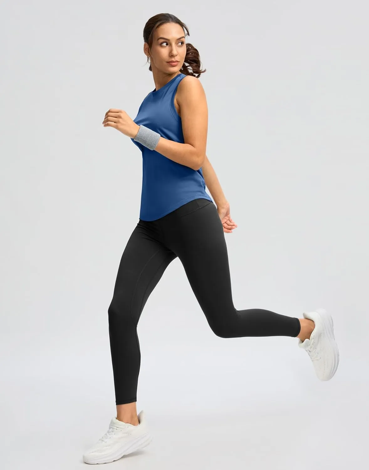 SANTINY Women's Sleeveless Workout Tops Lightweight Tennis Yoga Athletic Running Shirts Racerback Tank Tops for Women