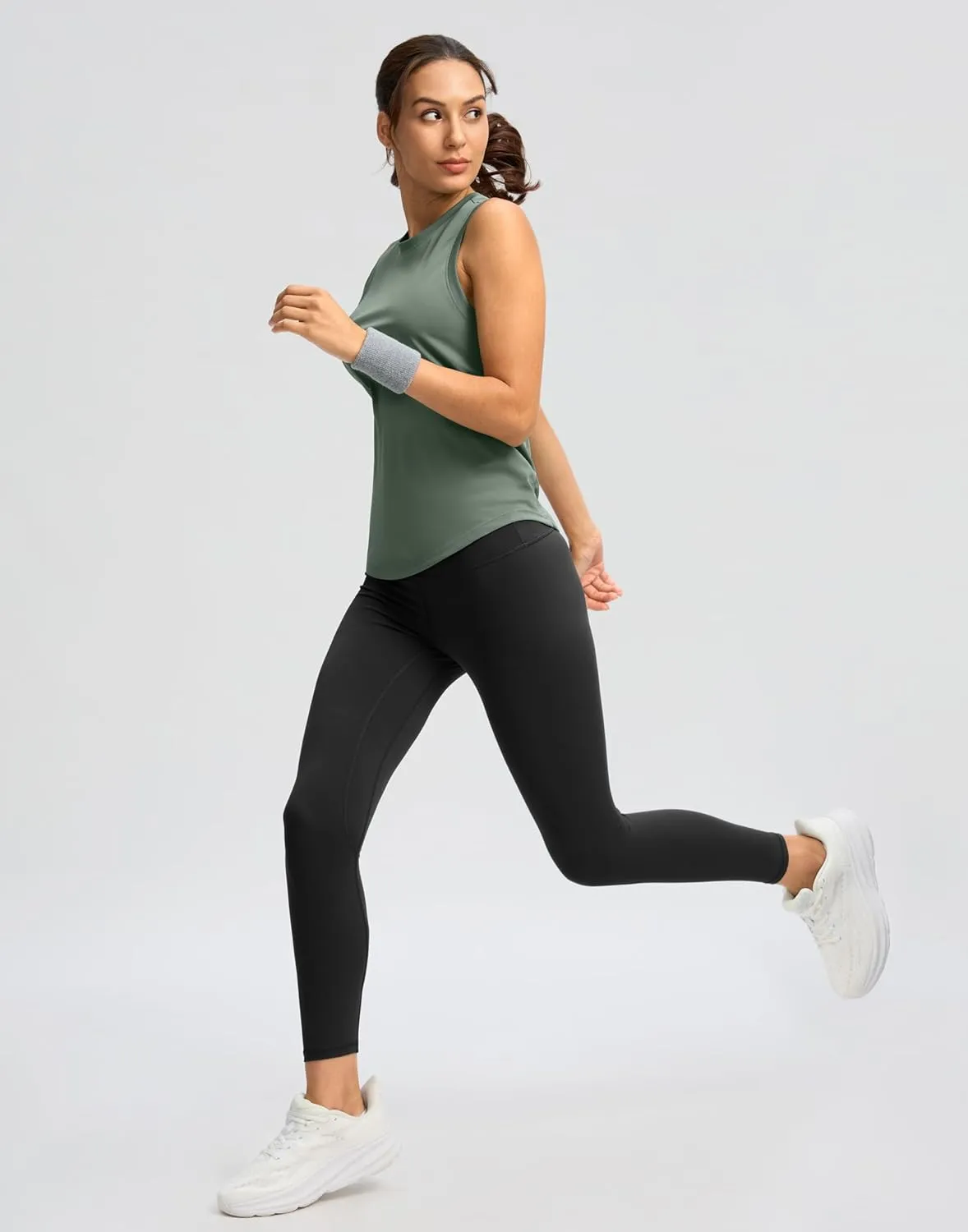 SANTINY Women's Sleeveless Workout Tops Lightweight Tennis Yoga Athletic Running Shirts Racerback Tank Tops for Women