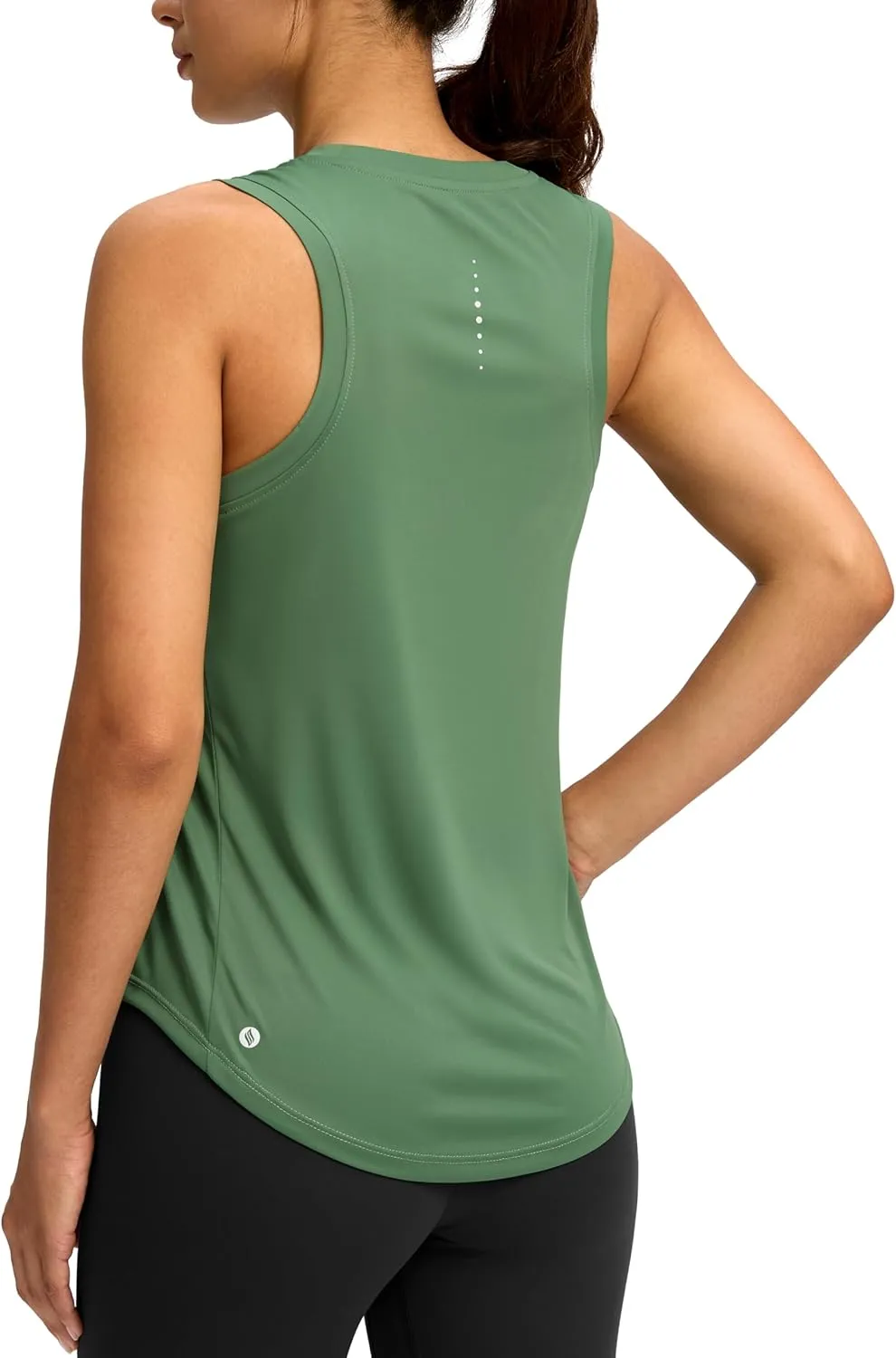 SANTINY Women's Sleeveless Workout Tops Lightweight Tennis Yoga Athletic Running Shirts Racerback Tank Tops for Women