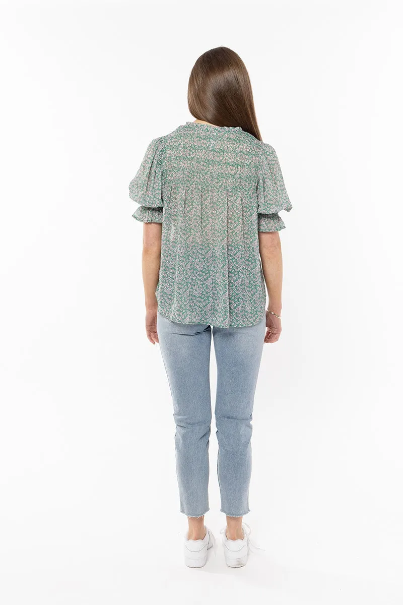 Seeking Lola - Celeste V Neck Top - Summer Fun