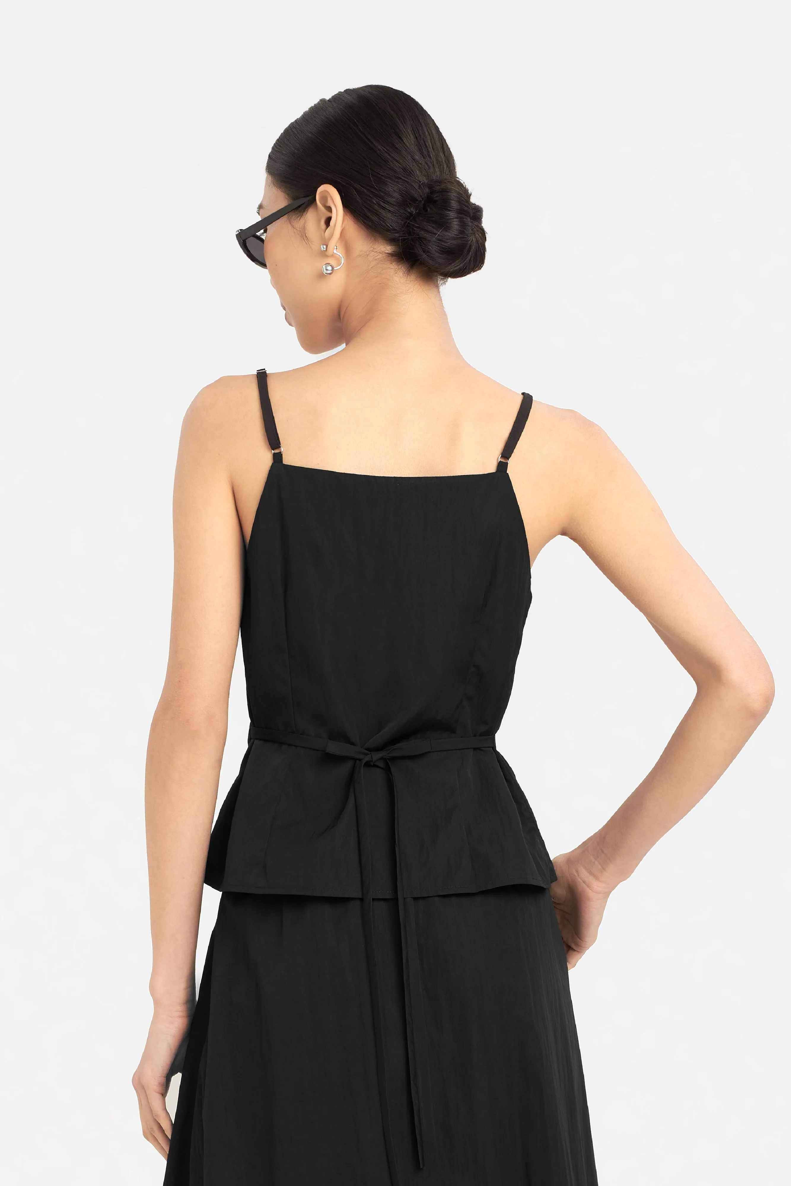 Selma Halter Tie-Back Top