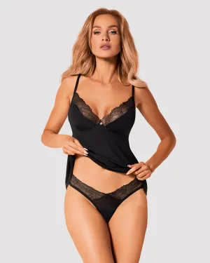 Sexy Tank Top & Thong Panty Obsessive Bella Rou
