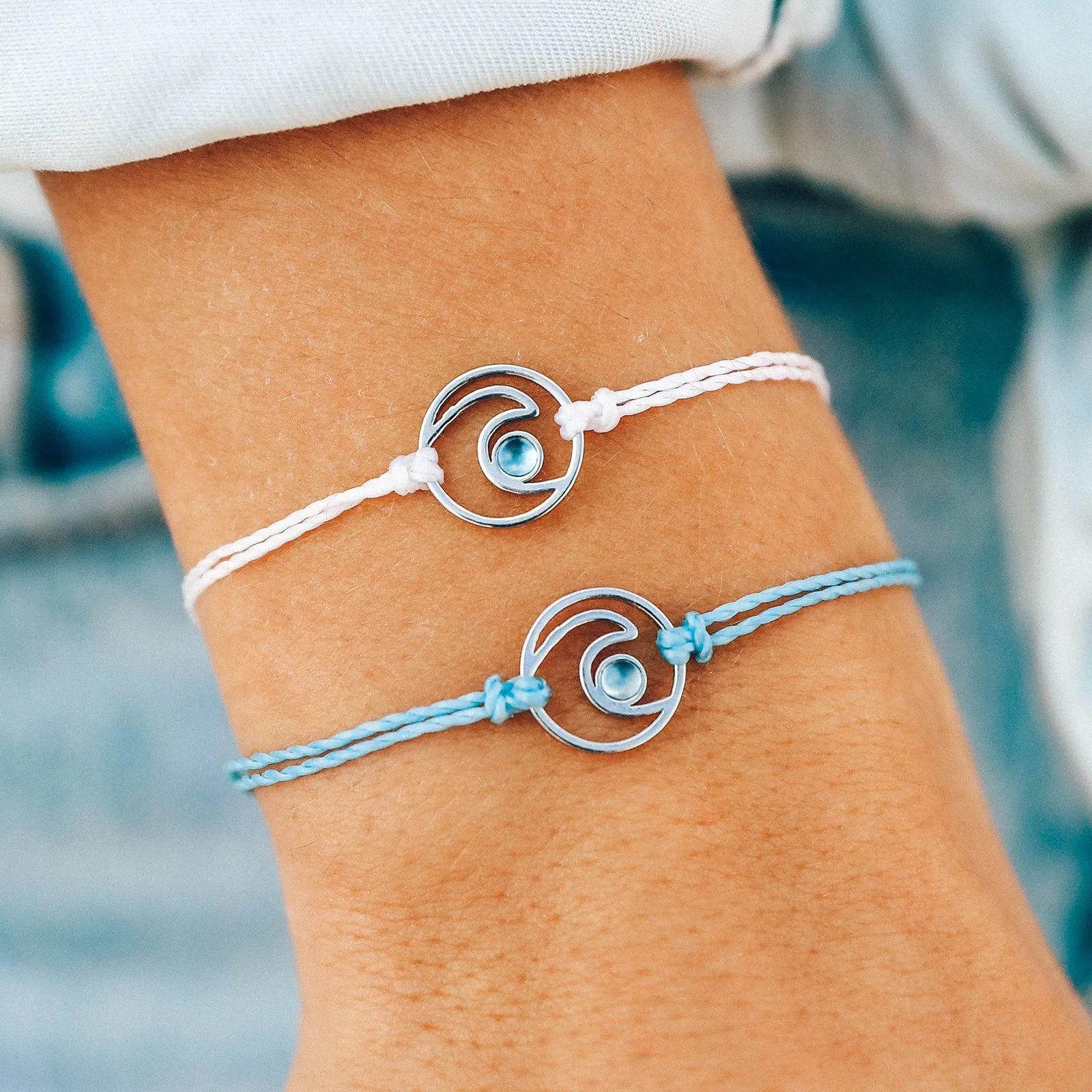 Shimmering Wave Charm