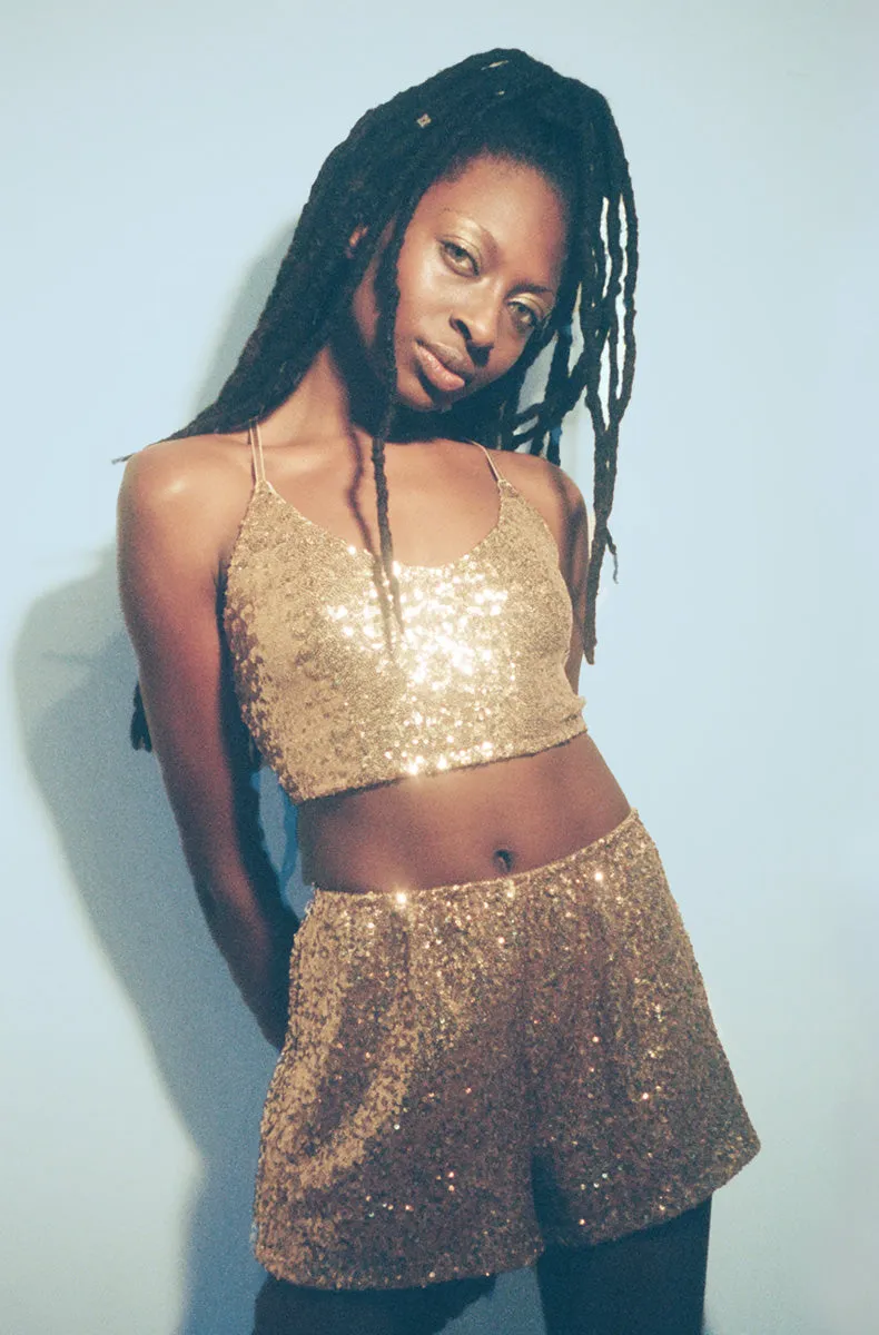 Shine On Crop Cami