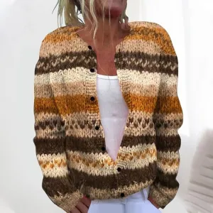 Shirley™ | Brown Cardigan