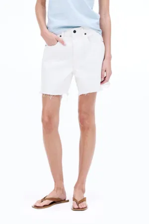 Sienna Cut Off Short | White