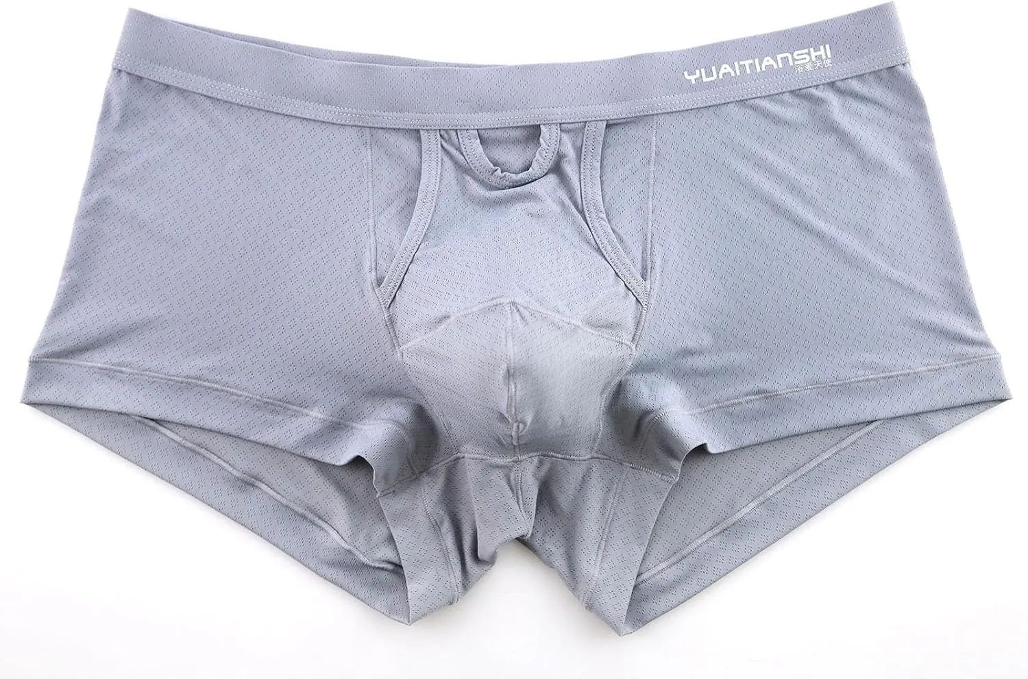Sinzelimin Boxer Briefs for Men's Base Layer Underwear Boxer Shorts Soft Breathable Comfortable Pouch Panties Underpant