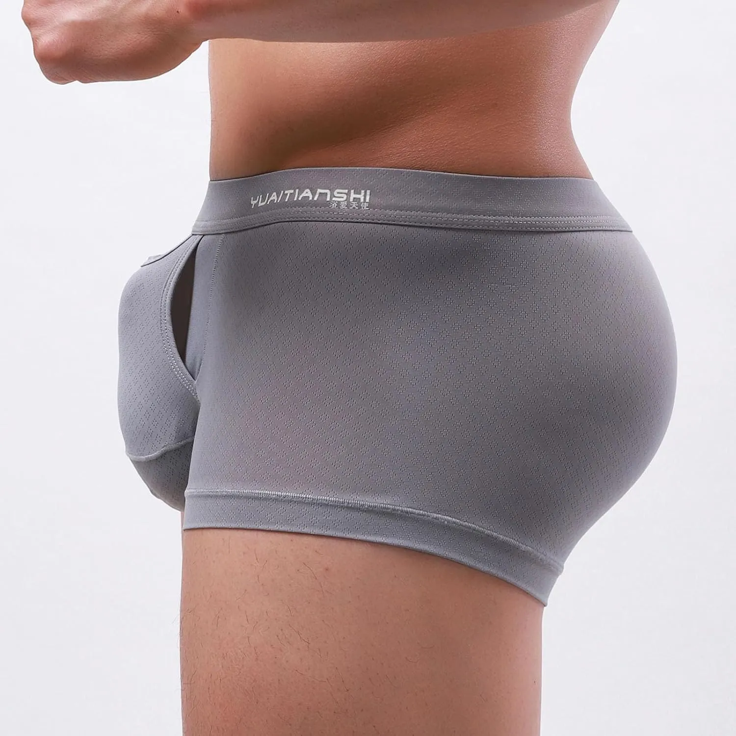 Sinzelimin Boxer Briefs for Men's Base Layer Underwear Boxer Shorts Soft Breathable Comfortable Pouch Panties Underpant