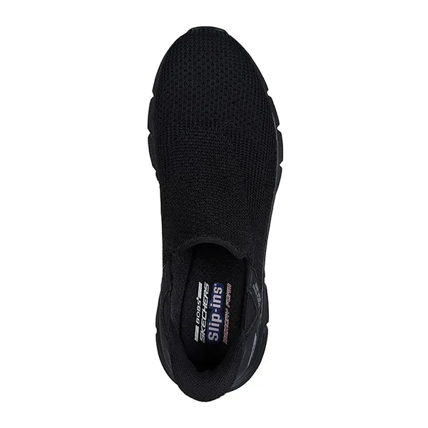 SKECHERS BOBS B FLEX LIFESTYLE SHOES FOR MEN, BLACK