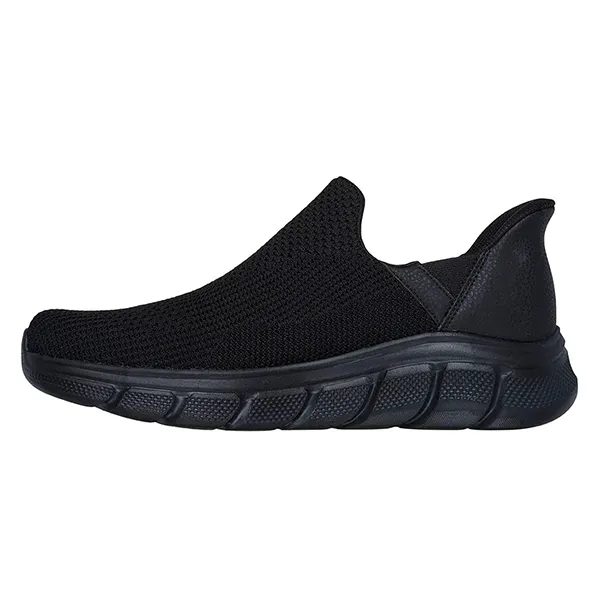 SKECHERS BOBS B FLEX LIFESTYLE SHOES FOR MEN, BLACK