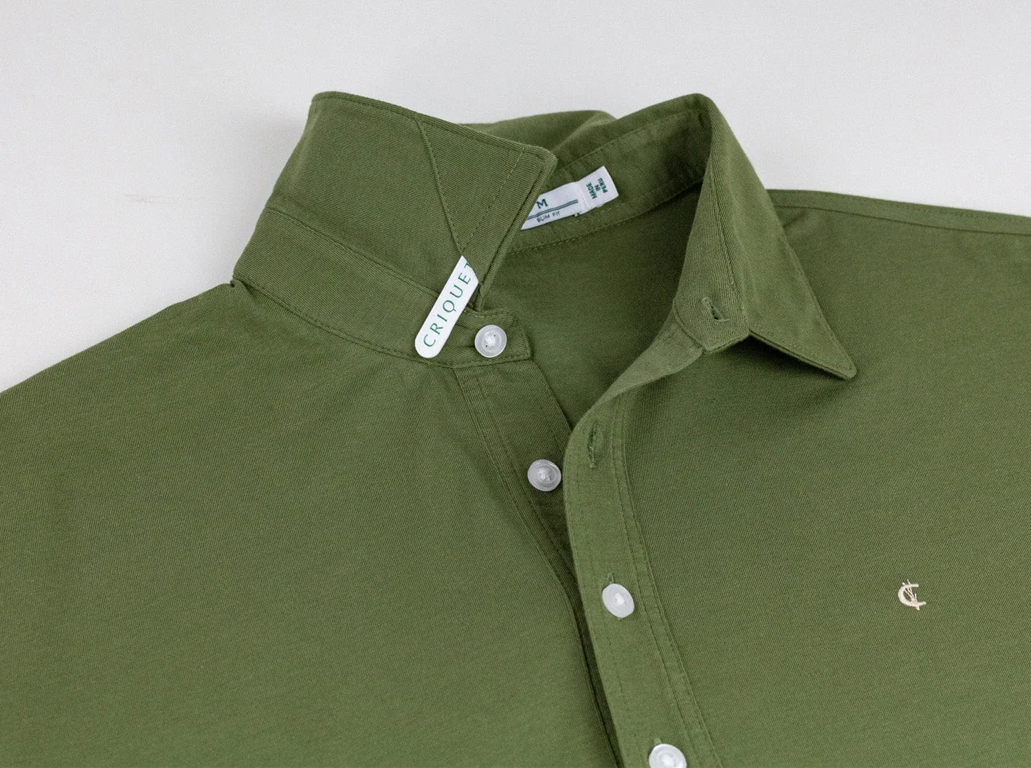 Slim Fit Top-Shelf Range Polo - Olive Branch
