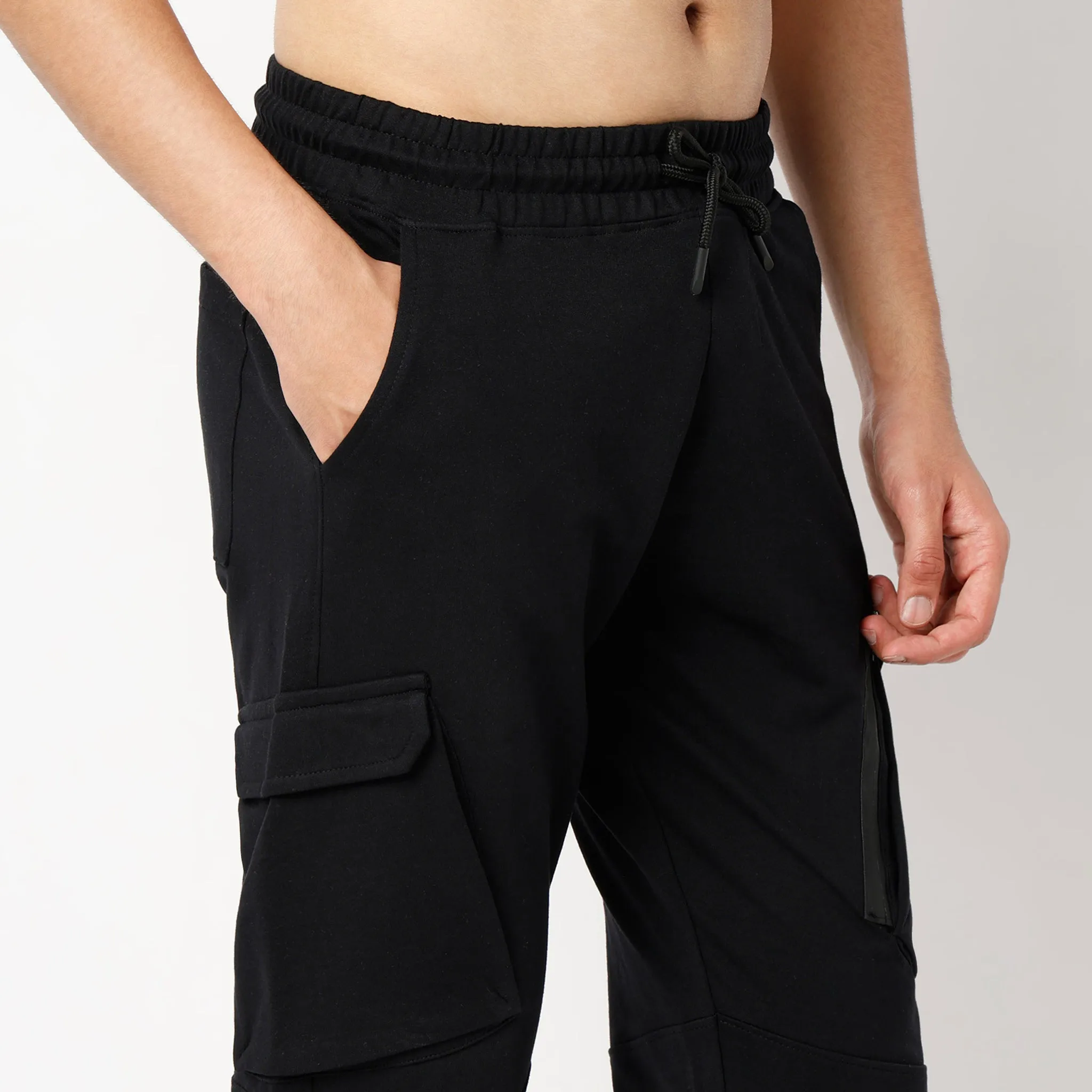 Solid Mid Rise Joggers