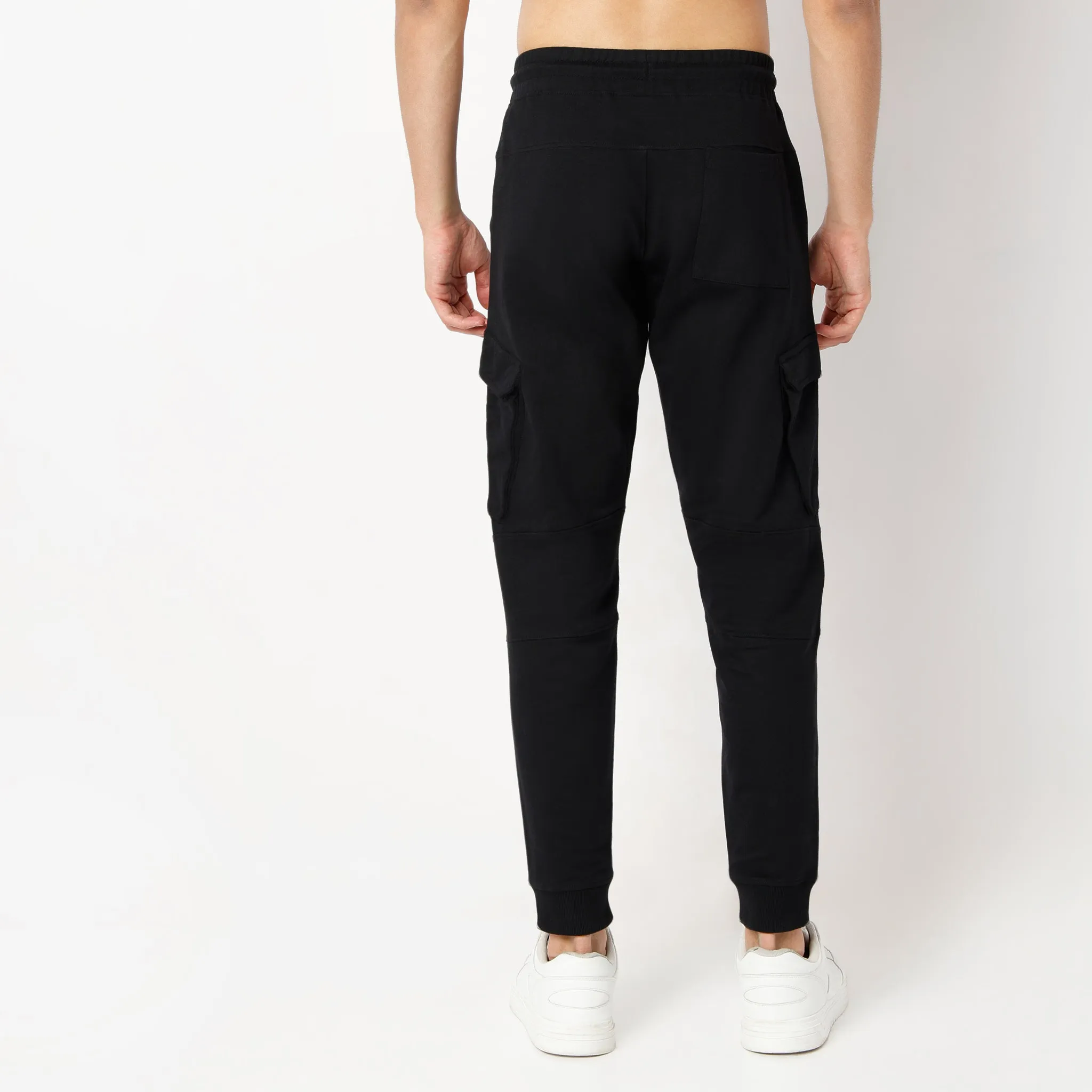 Solid Mid Rise Joggers