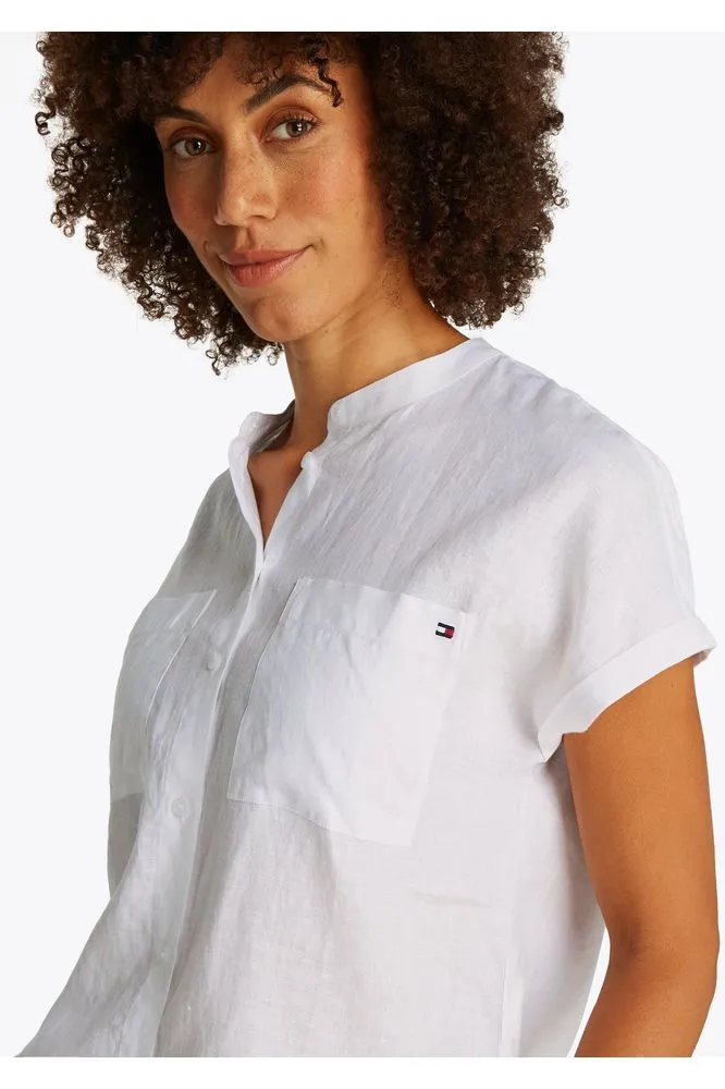 SS25 TH Linen S/S Blouse