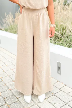 Stick With Me High Waist Flowy Pants