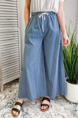 Striped Wide Leg Pants