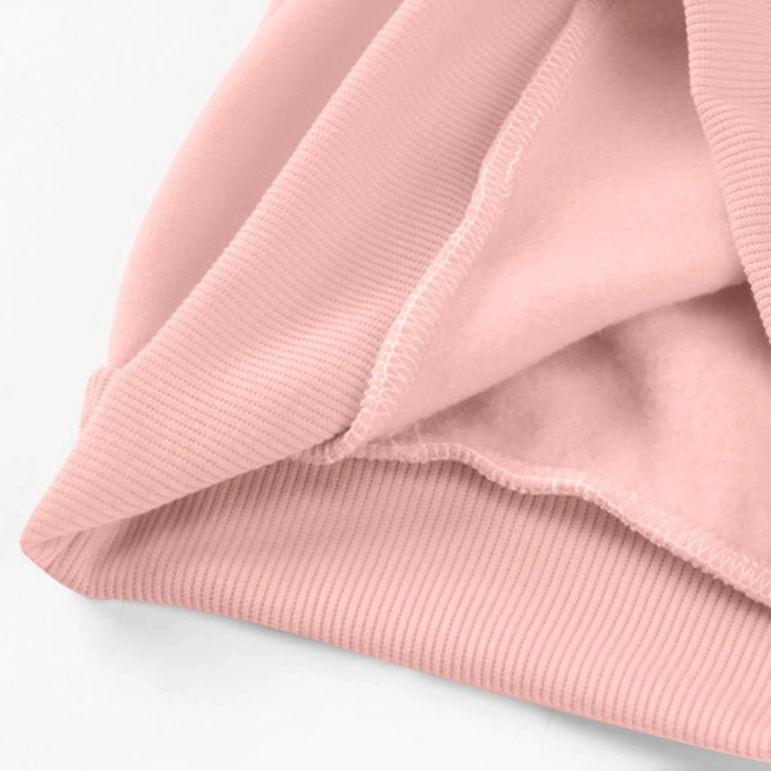Sweatshirt For Womens Fashion Long Sleeve Crewneck Fleece Sweatshirts Lightweight Solid Color Casual Pullover