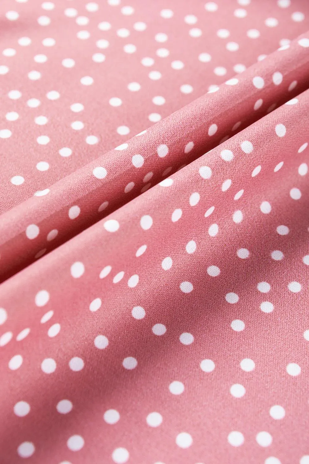 Sweet Chic Ruffled Sleeve Polka Dot Blouse