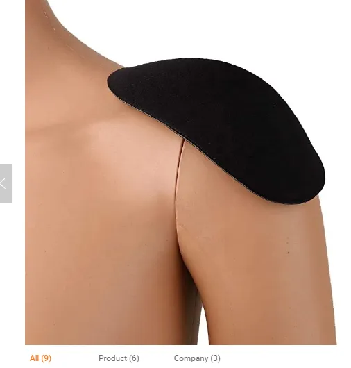 Tabare Oval Push Up Shoulder Pads