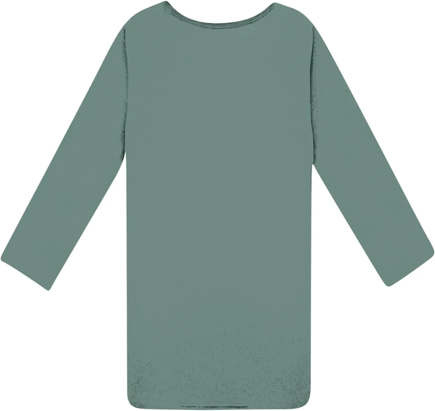 TANGNADE Womens Plus Size Nightgowns Sleep Shirts Long Sleeve House Dress Soft Lightweight Nightshirt Loose Fit Sleepdress