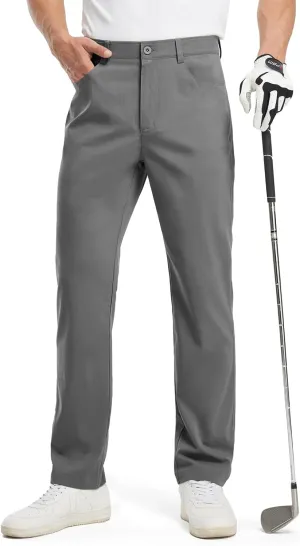 TBMPOY Men's Golf Pants Classic Fit Dress Work Pants Lightweight Comfortable Business Casual Pants with 5 Pockets