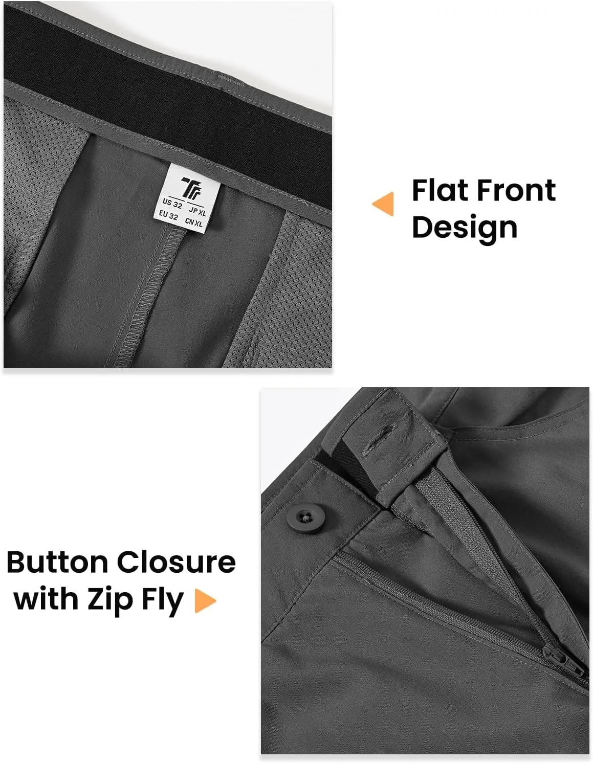 TBMPOY Men's Golf Pants Classic Fit Dress Work Pants Lightweight Comfortable Business Casual Pants with 5 Pockets