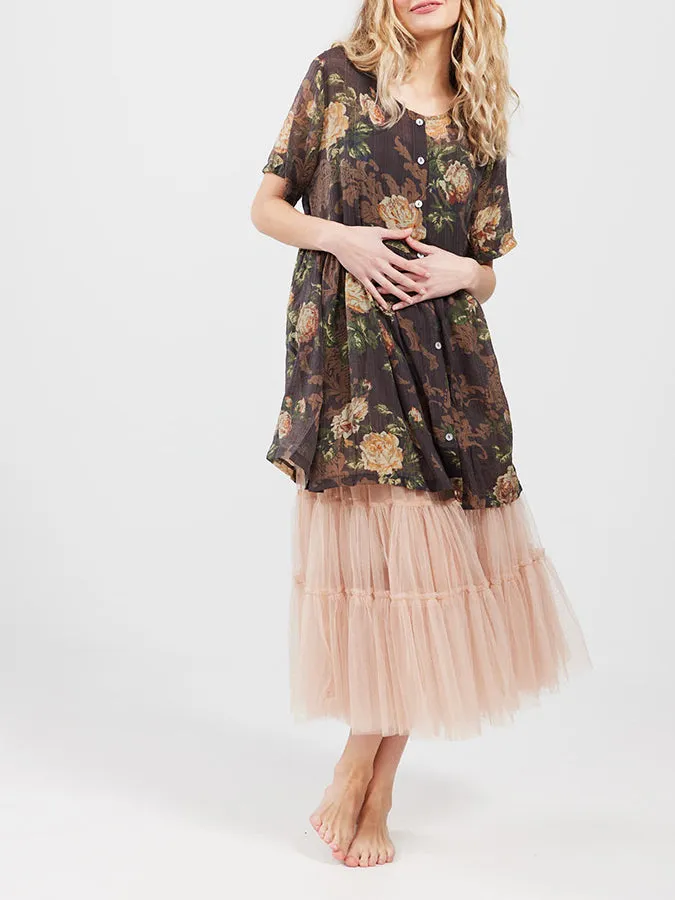 The Ariette Tutu, soft net tulle, romantic fun tutu skirt, Ballerina Blush